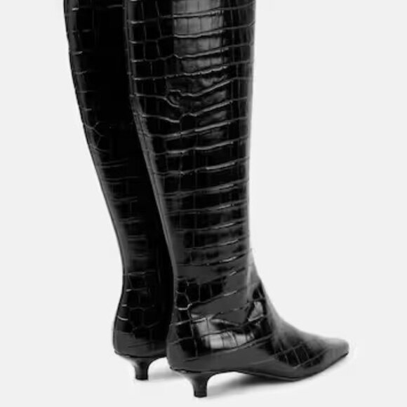 BNIB TOTEME Brown 'The Slim' Knee-High Boots - Picture 4 of 9